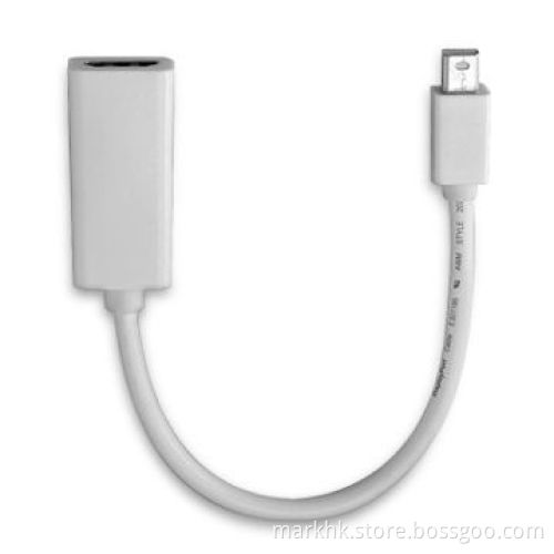 Mini DVI to VGA Converter with 10cm Cable Length and 5.mm OD